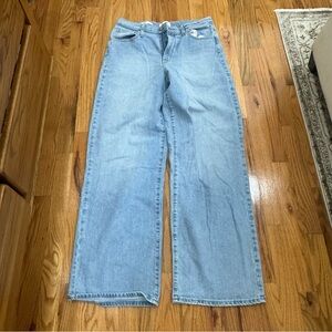 light wash wide leg universal thread jeans